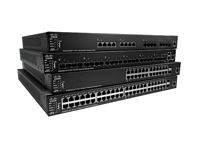  Стекируемые управляемые коммутаторы Cisco 550X