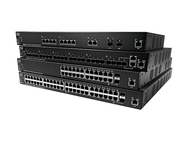  Стекируемые управляемые коммутаторы Cisco 350X