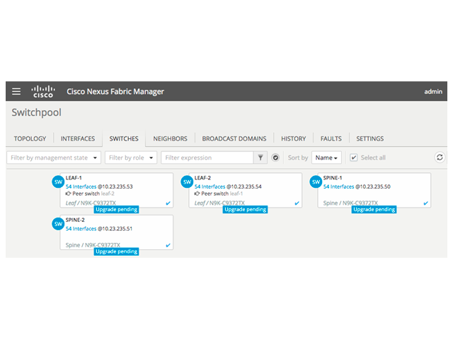  Cisco Nexus Fabric Manager